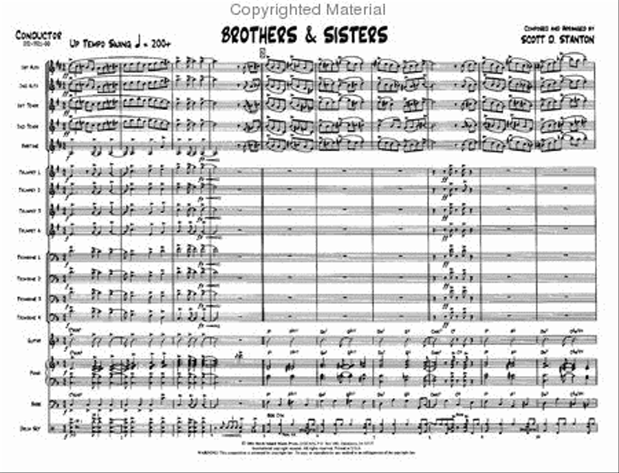 Brothers & Sisters Jazz Ensemble scores gallery preview page 2