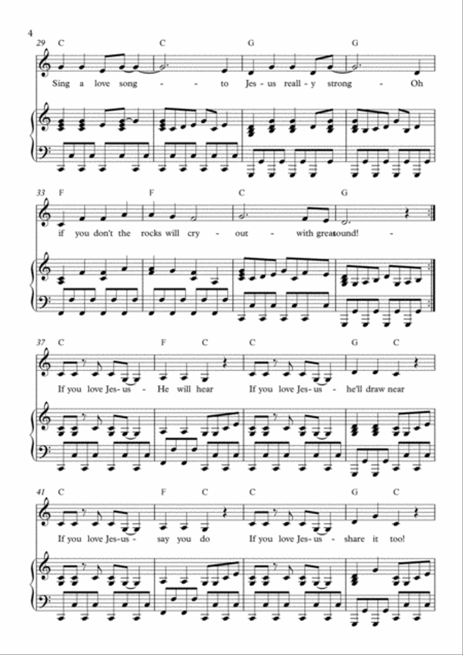 Sing a Love Song Voice scores gallery preview page 4