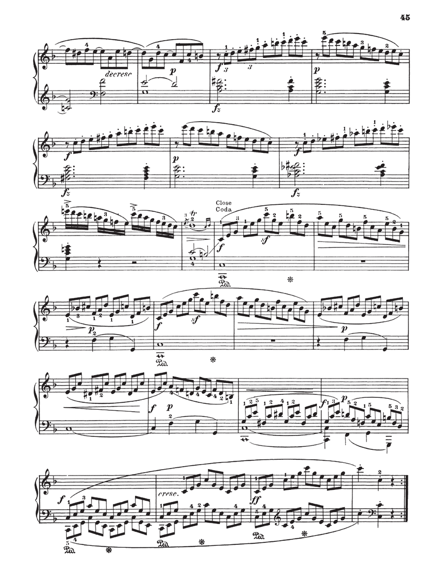 Sonata In F Major, K. 533 Piano Solo scores gallery preview page 4