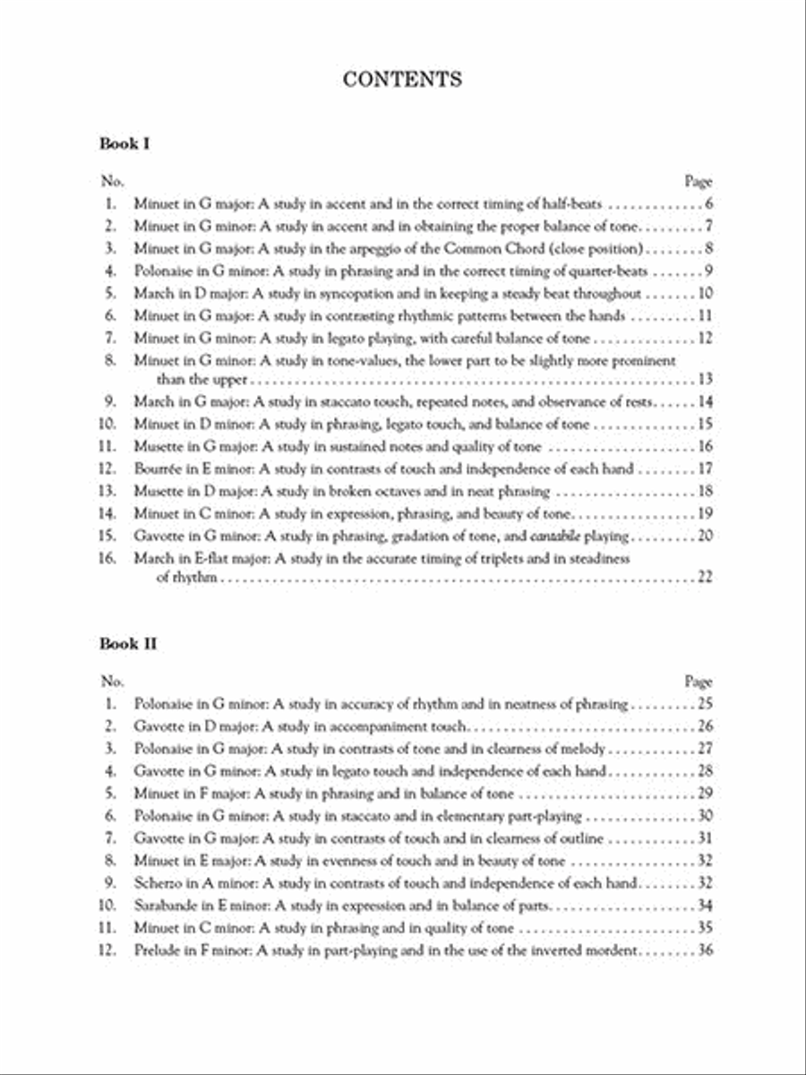 First Lessons in Bach, Complete Piano Solo scores gallery preview page 2