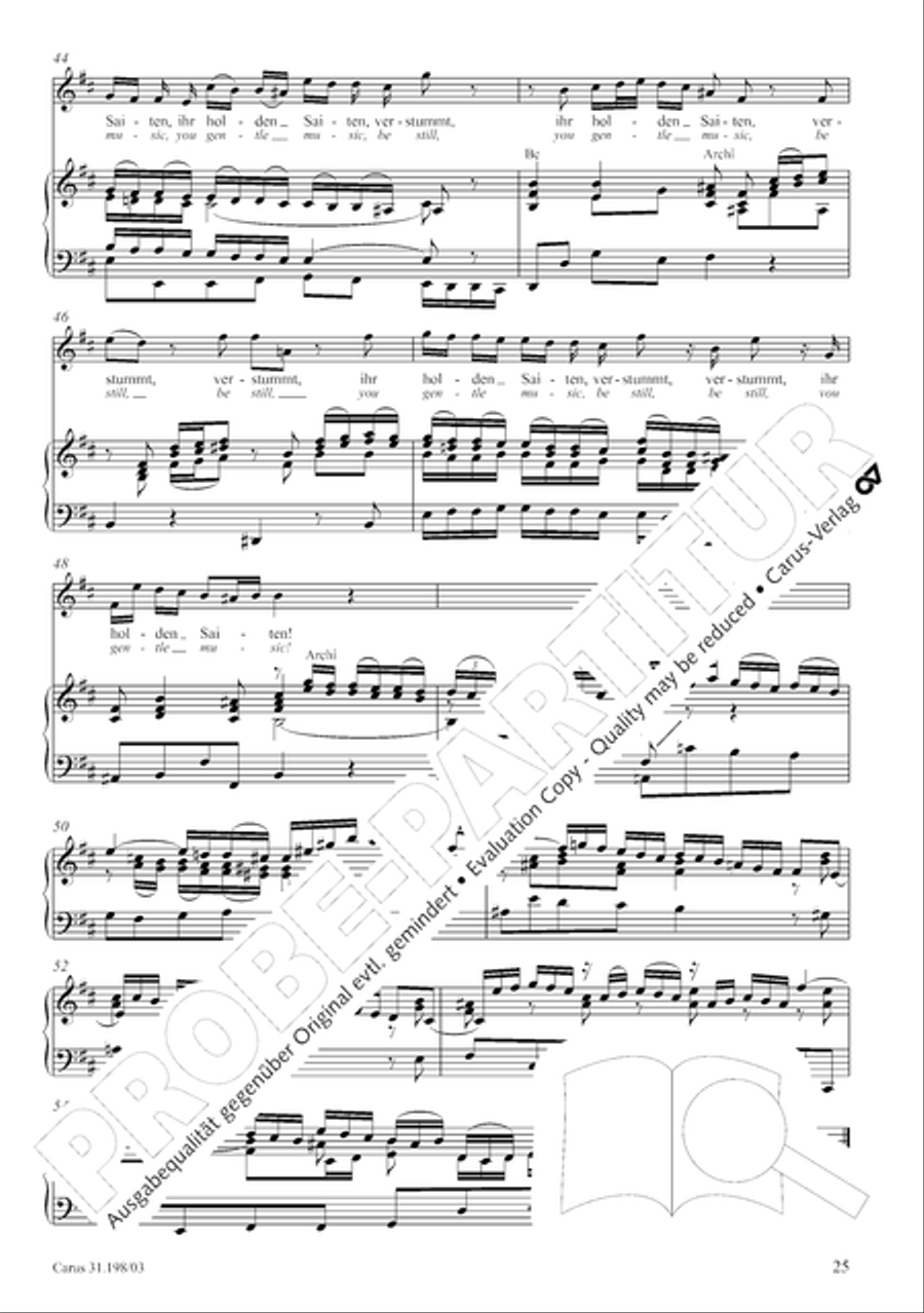 Let, Princess, let but one more ray (Lass, Furstin, lass noch einen Strahl) 4-Part scores gallery preview page 26