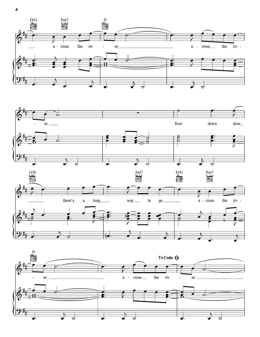 Across The River Acoustic Guitar scores gallery preview page 4