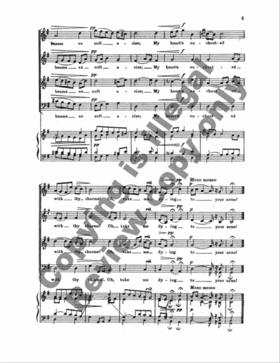 My Lovely Celia My Lovely Celia 4-Part scores gallery preview page 4