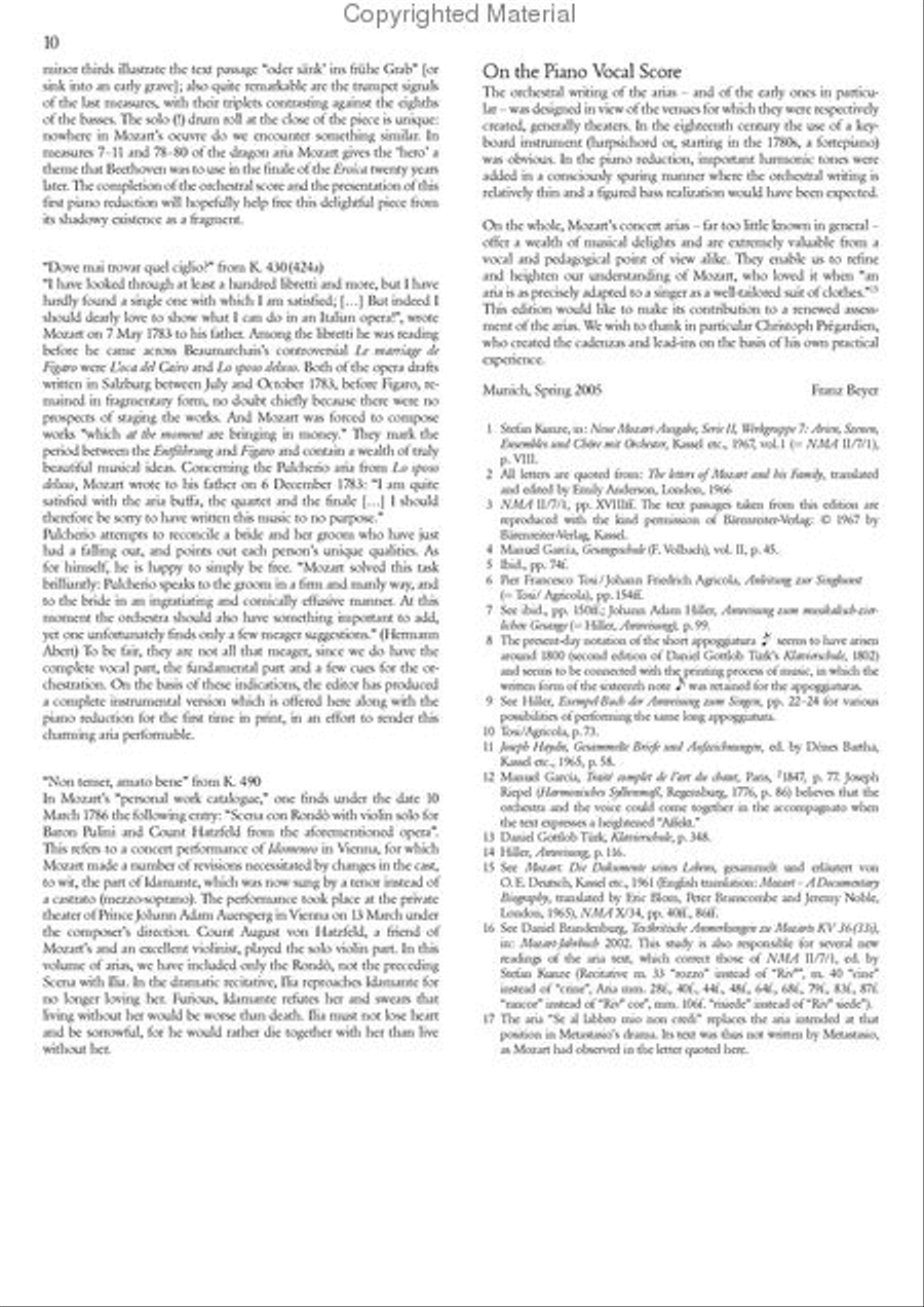 Complete Concert Arias for Tenor Piano, Vocal scores gallery preview page 9