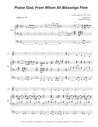 Praise God, From Whom All Blessings Flow (French Horn solo and Organ)