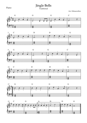 Jingle Bells PIANO sheet music,