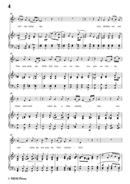 Schubert-Abendlied für die Entfernte,Op.88,in D Major,for Voice&Piano image number null