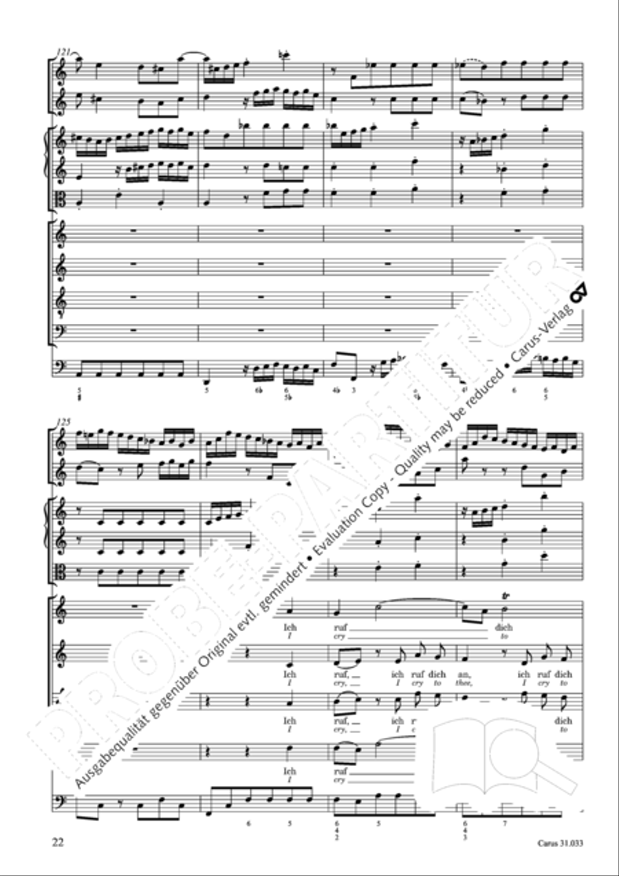 Lord Jesus Christ, in thee alone (Allein zu dir, Herr Jesu Christ) ATB scores gallery preview page 23
