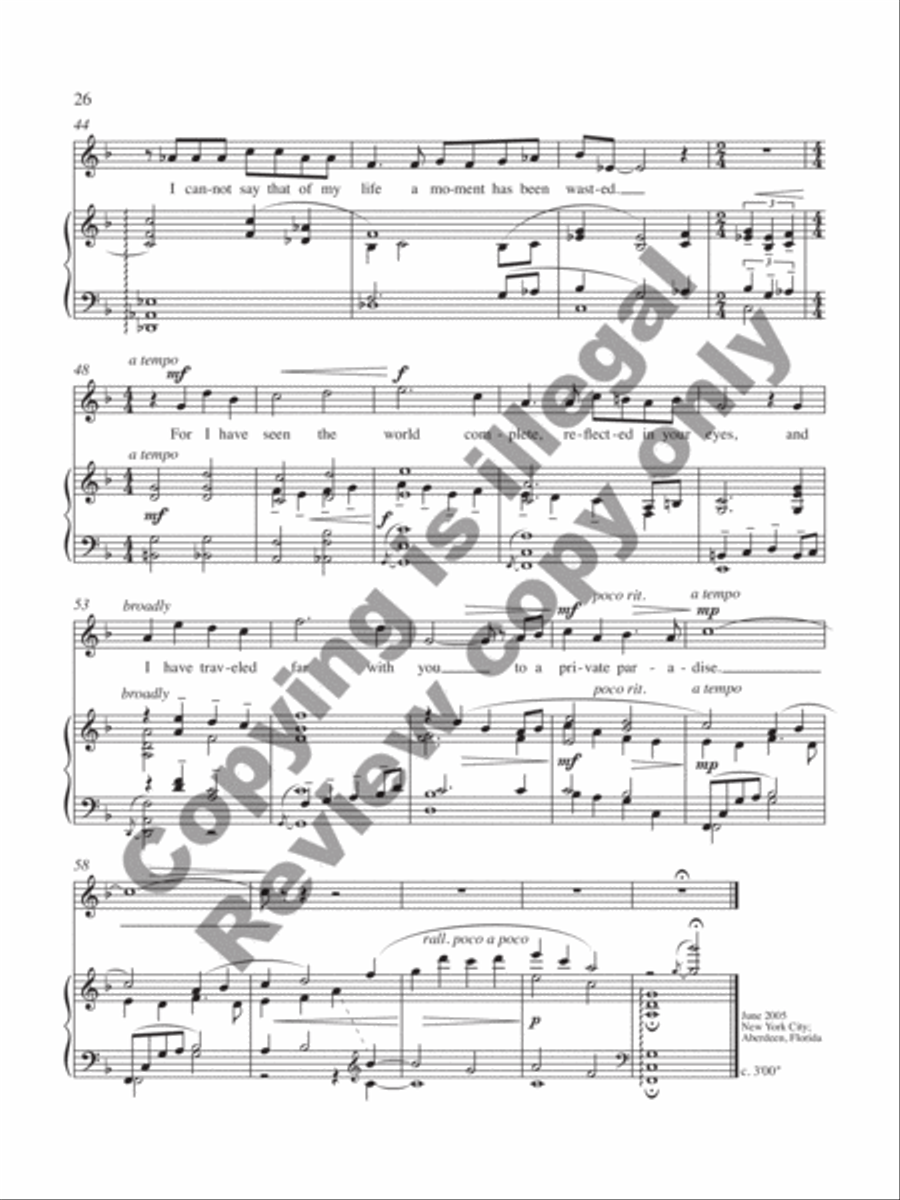 Songs of Sophistication Medium Voice scores gallery preview page 15