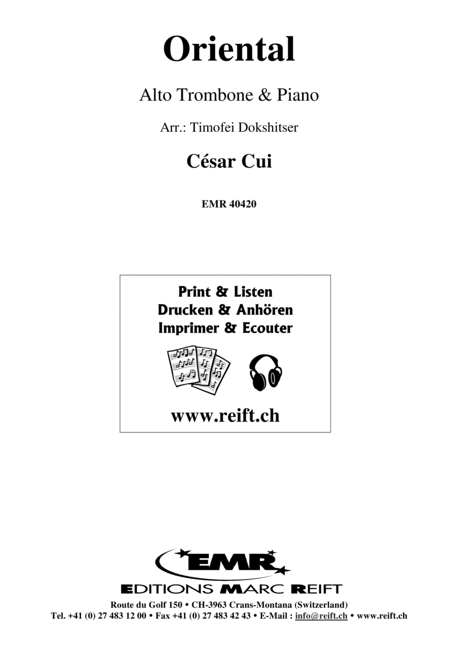 Oriental Oriental Piano Accompaniment scores gallery preview page 1
