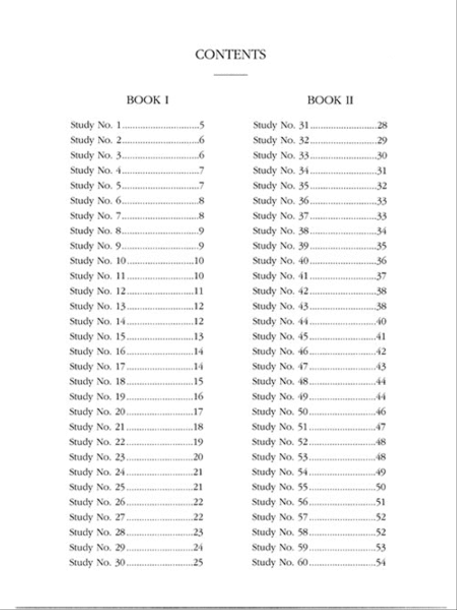 60 Studies, Op. 45 Complete (Books 1 and 2 for Violin)