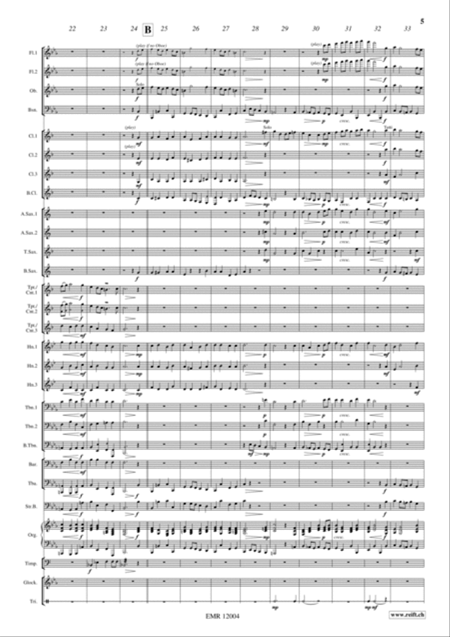La Tranquillite Concert Band scores gallery preview page 5