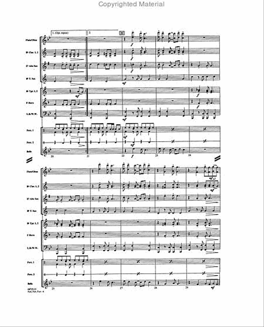 <br>Sheet music extract
