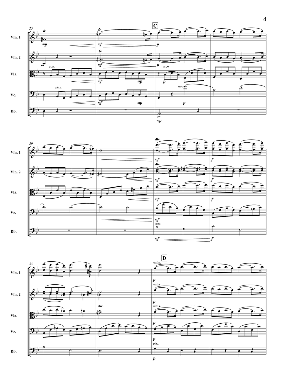 Pavane Op. 50 for String Orchestra String Orchestra scores gallery preview page 5