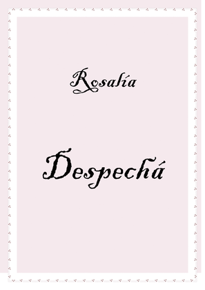 Book cover for Despecha