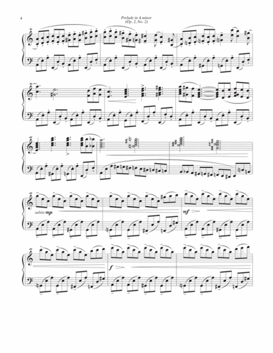 Op. 2, 24 Preludes for Piano Solo