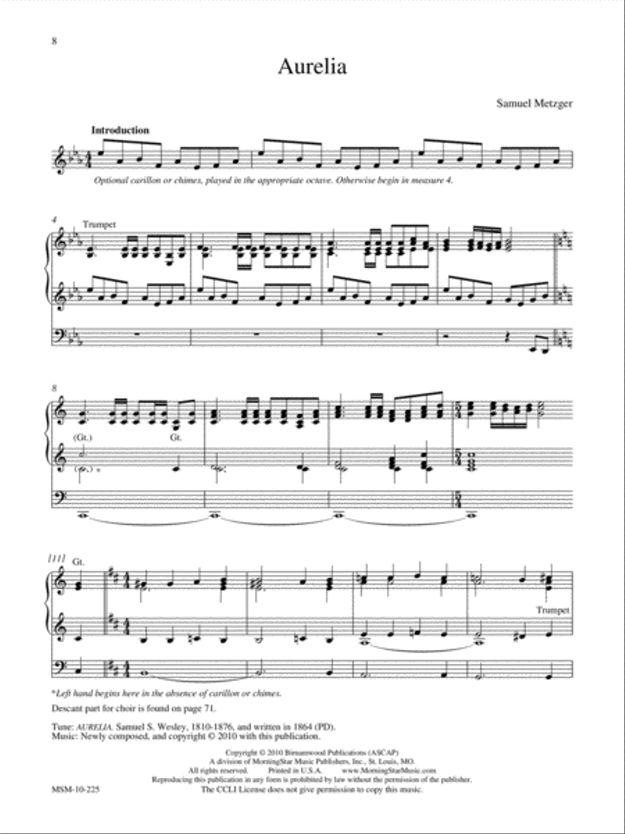 The Festival Hymn Collection, Volume 2 Organ scores gallery preview page 5