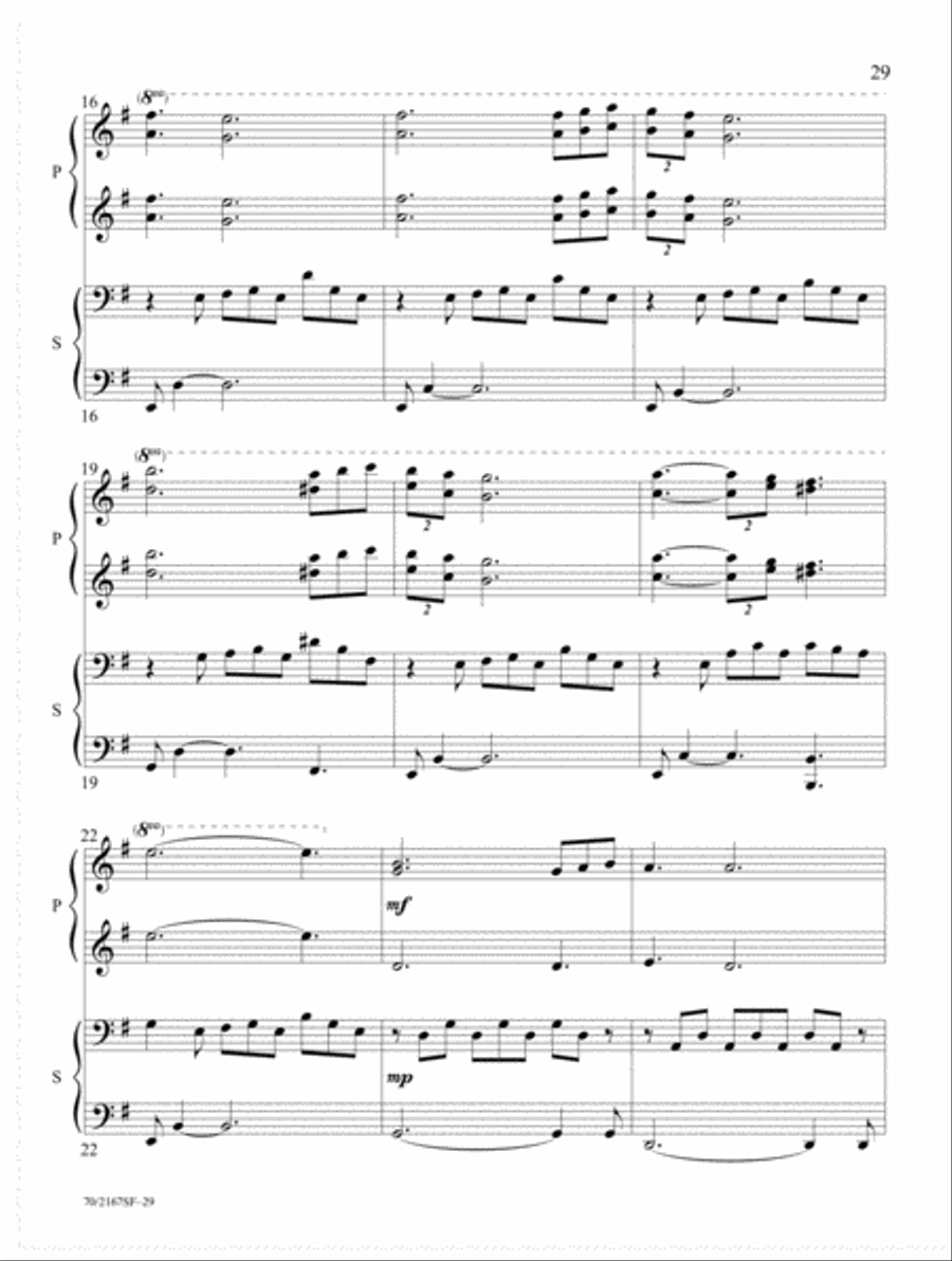 Savior, Lead Us Savior, Lead Us Piano Duet scores gallery preview page 13