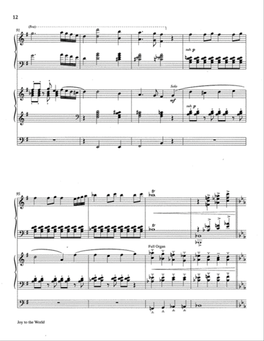 Joy to the World Joy to the World 4-Part scores gallery preview page 13