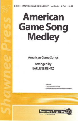 Book cover for American Game Song Medley