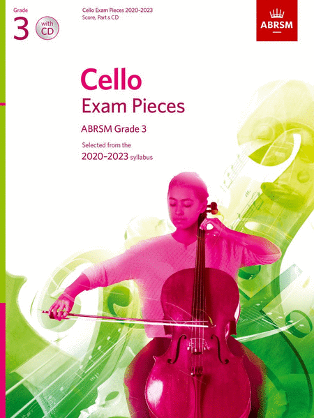 Cello Exam Pieces 2020-2023, ABRSM Grade 3, Score, Part and CD
