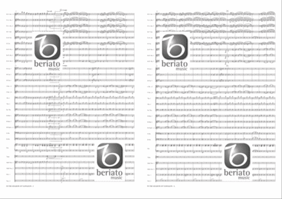 In the Shadow of Napoleon Fanfare Band scores gallery preview page 4