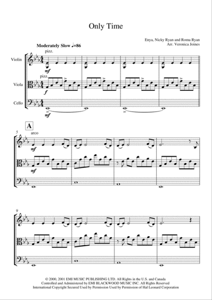 Only Time String Trio scores gallery preview page 2