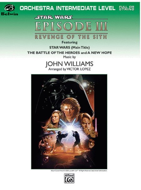 Star Wars[R]: Episode III Revenge of the Sith, Selections from