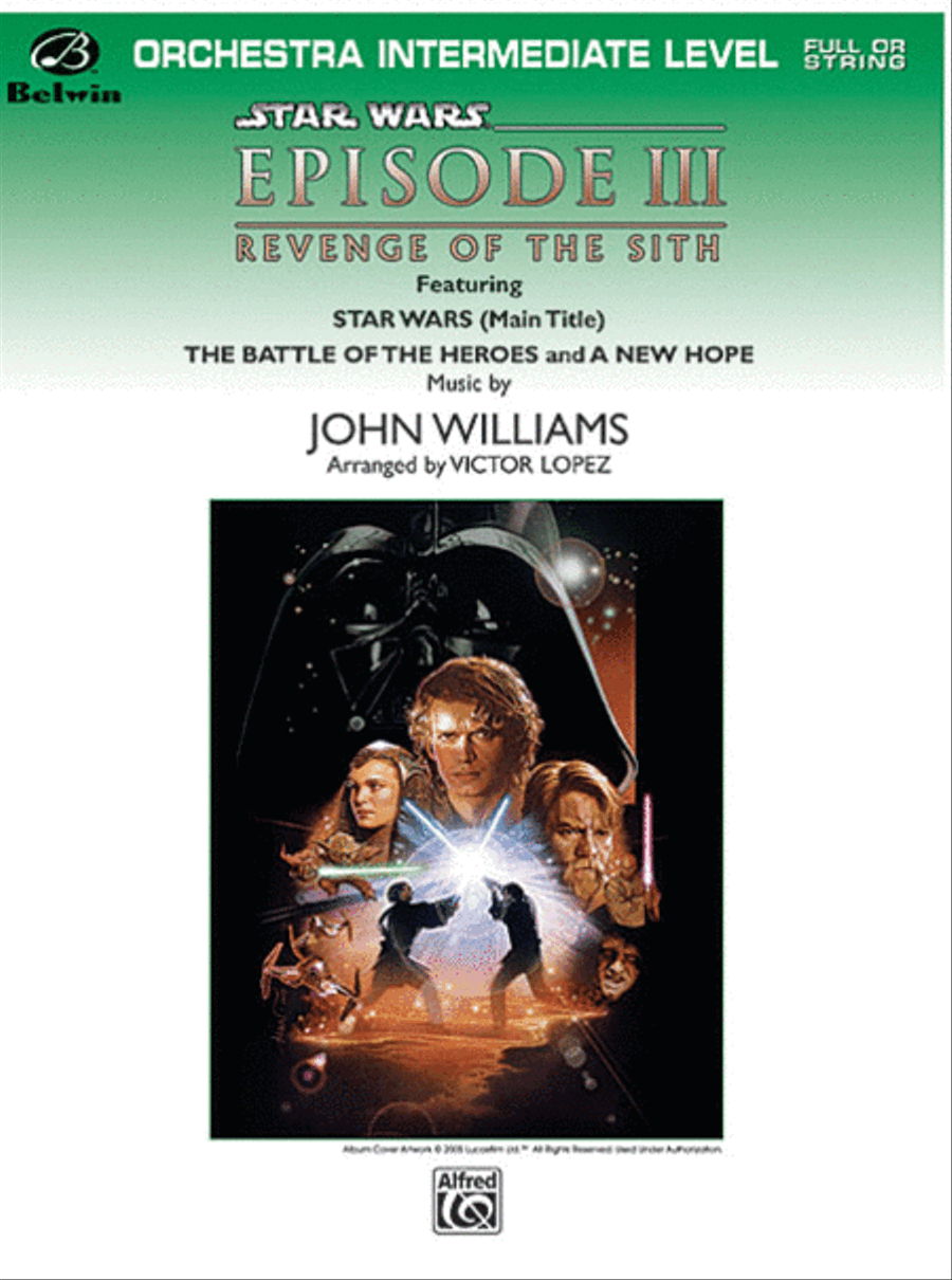 Selections from Star Wars: Episode III Revenge of the Sith Full Orchestra scores gallery preview page 1