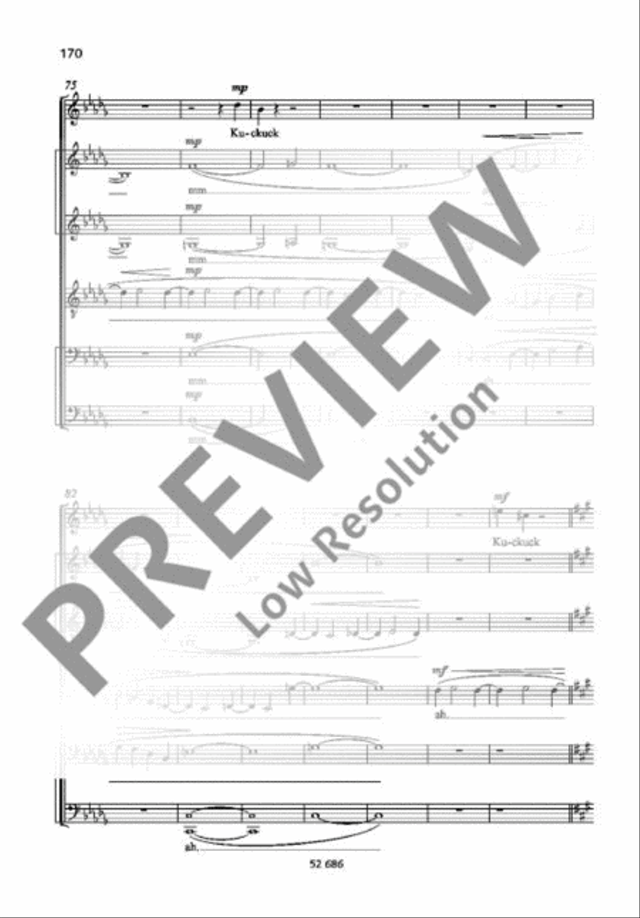 Der Kuckuck und der Esel Mixed Choir scores gallery preview page 8