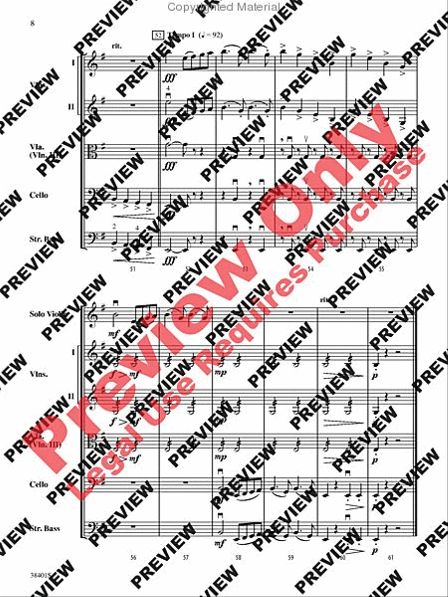 Swan Lake Swan Lake String Orchestra scores gallery preview page 9