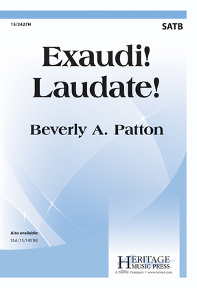 Book cover for Exaudi! Laudate!