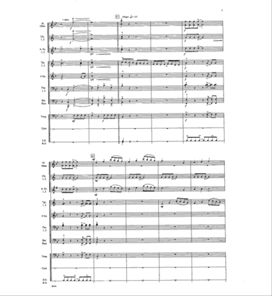 Symbol of Freedom Concert Band scores gallery preview page 8