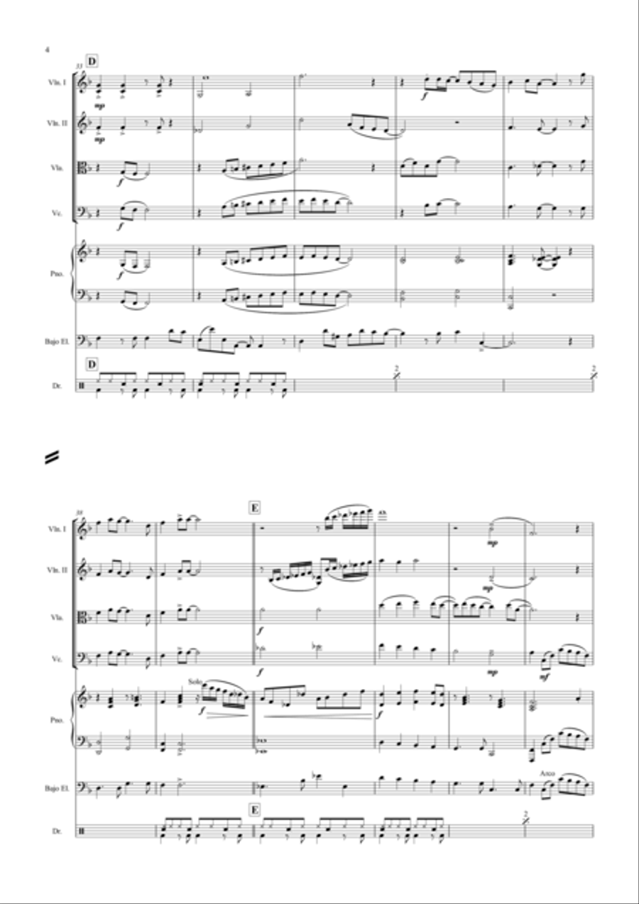 Yesterday Yesterday String Orchestra scores gallery preview page 4