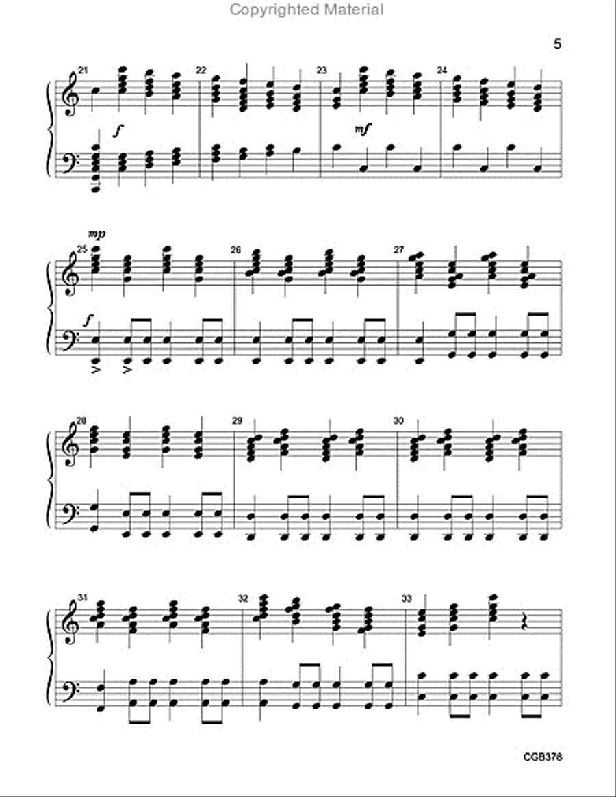 We Are Climbing Jacob's Ladder Handbell Choir scores gallery preview page 4