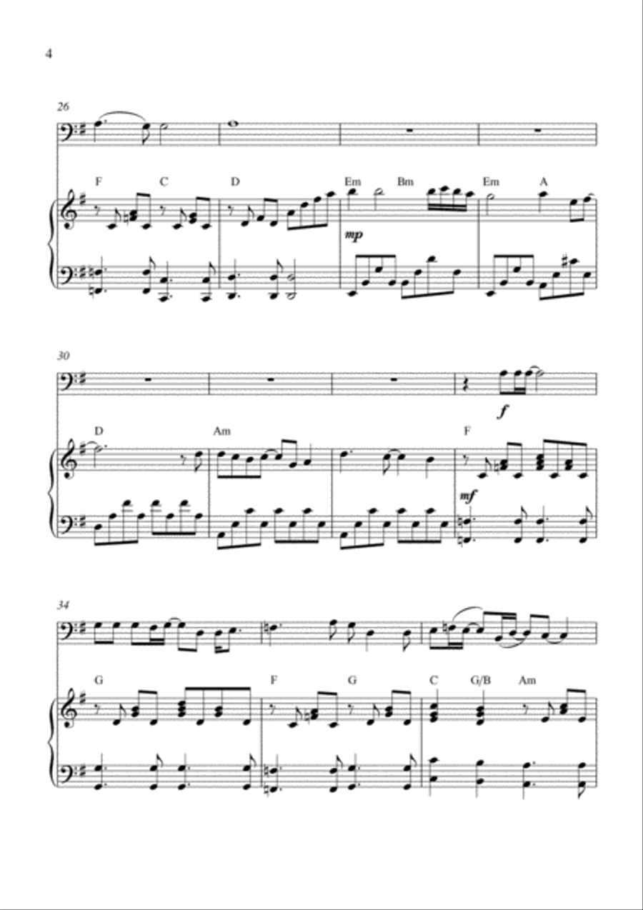 Eternal Flame Piano scores gallery preview page 4