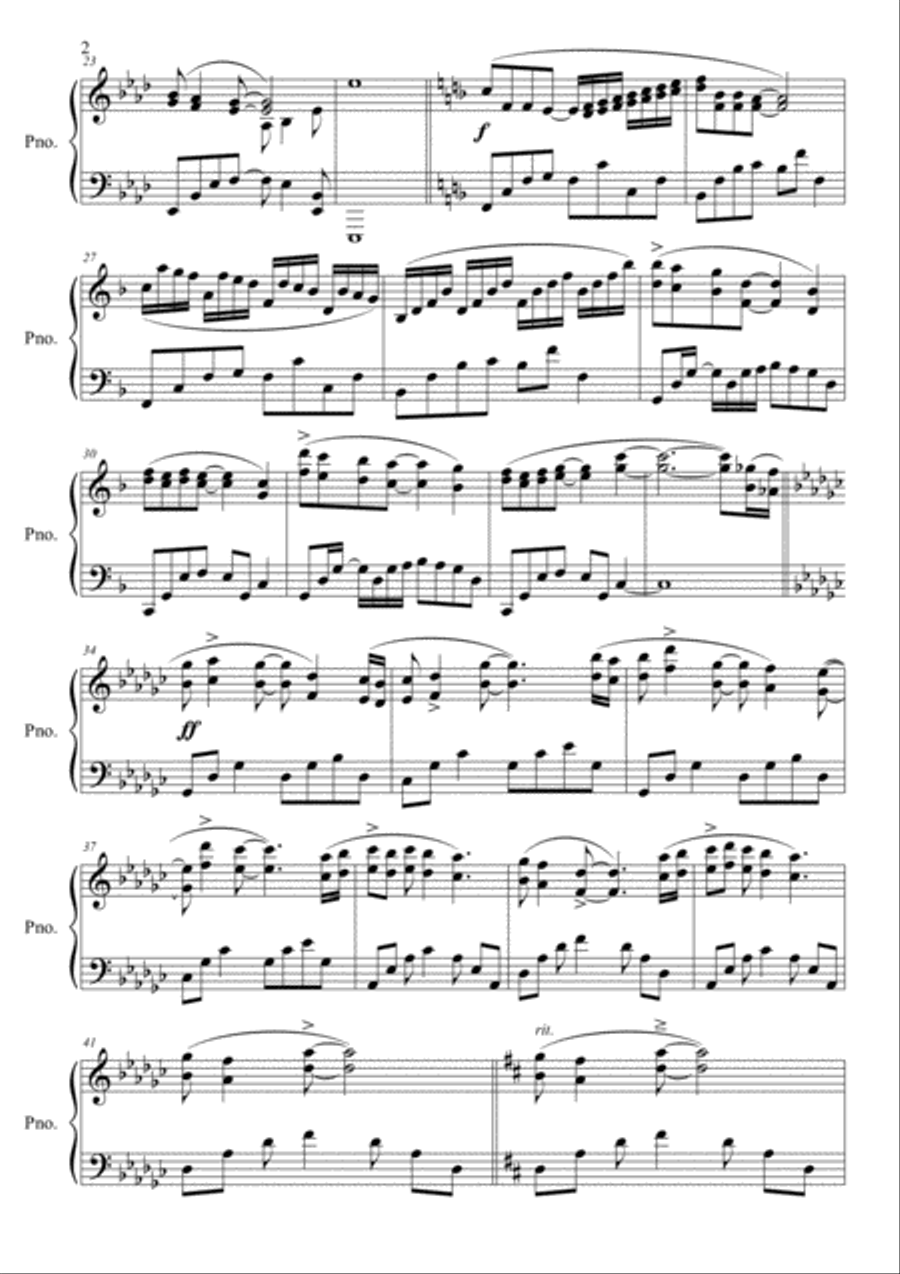 Still Shall We Rise Piano Solo scores gallery preview page 2
