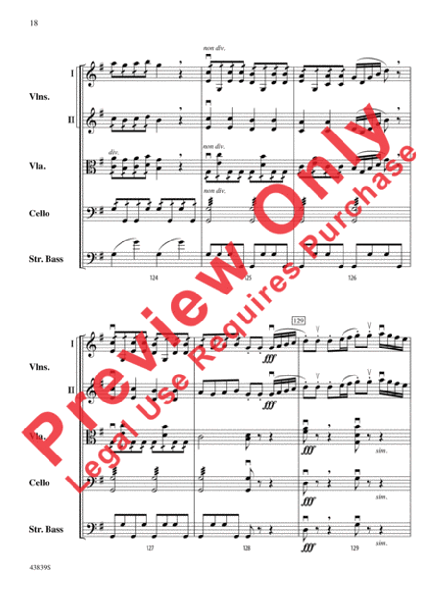 Mozartiana Mozartiana String Orchestra scores gallery preview page 19
