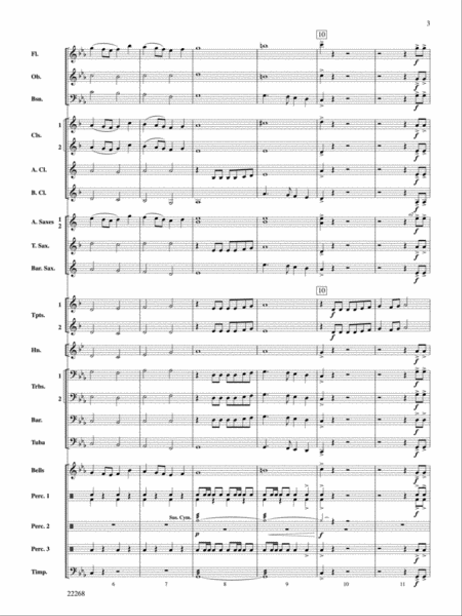 Lightning! Concert Band scores gallery preview page 3