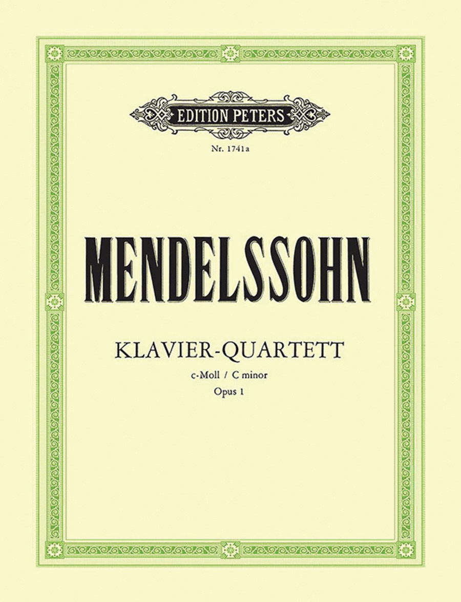 Mendelssohn F.: Piano Quartet in C Minor