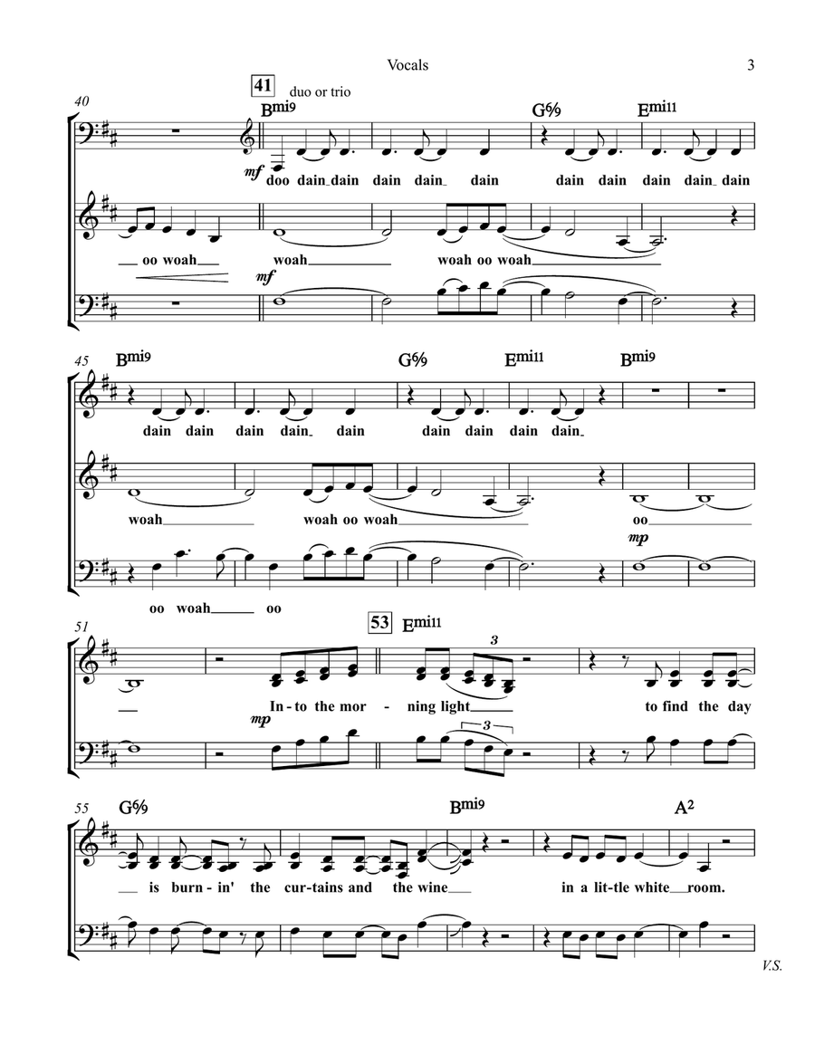 Assassin 3-Part scores gallery preview page 3