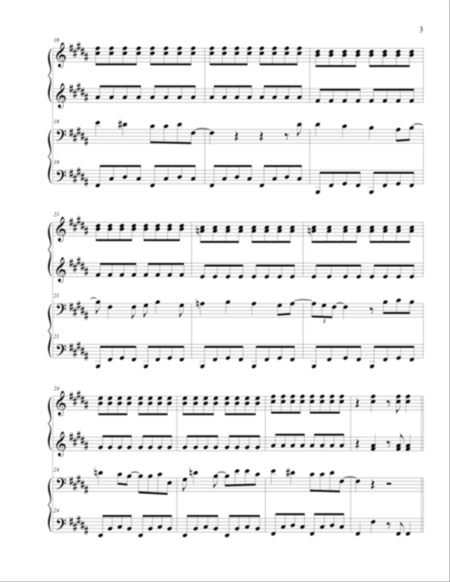 California Girls California Girls Piano scores gallery preview page 3