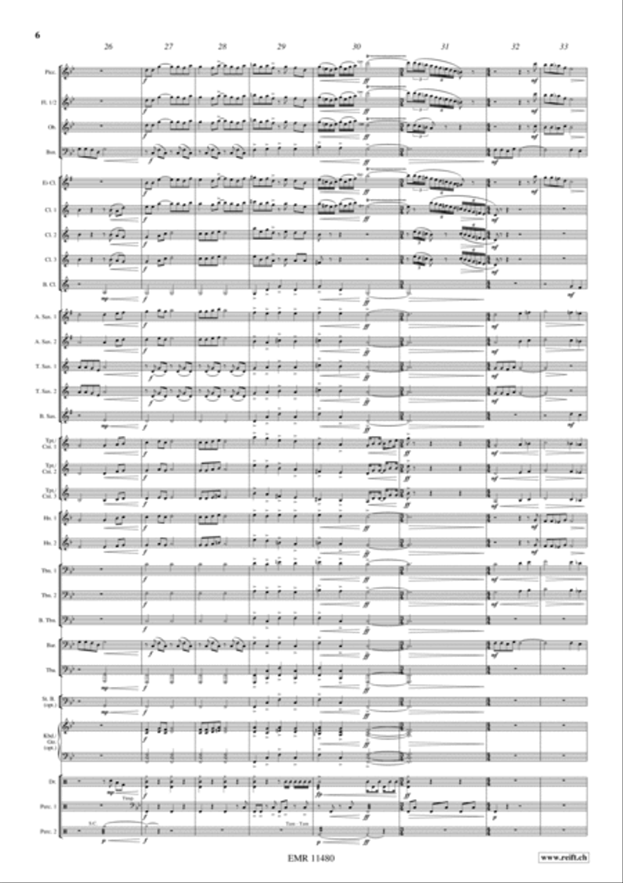 Flight To Tokyo Concert Band scores gallery preview page 7