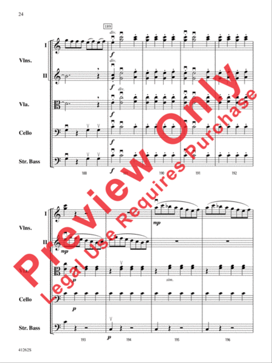 Cosi Fan Tutte String Orchestra scores gallery preview page 25