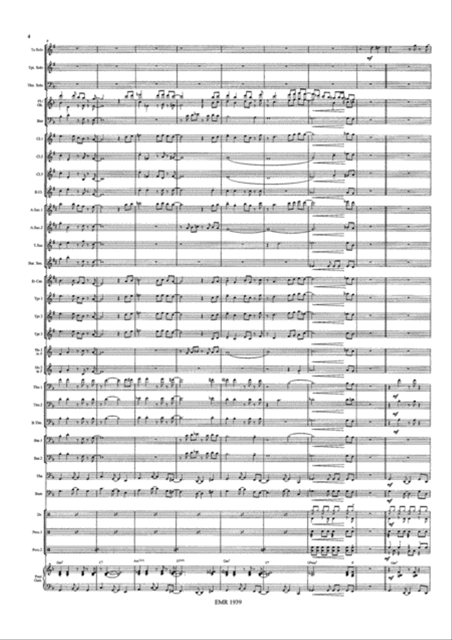 Combo Concertino Combo Concertino Concert Band scores gallery preview page 5