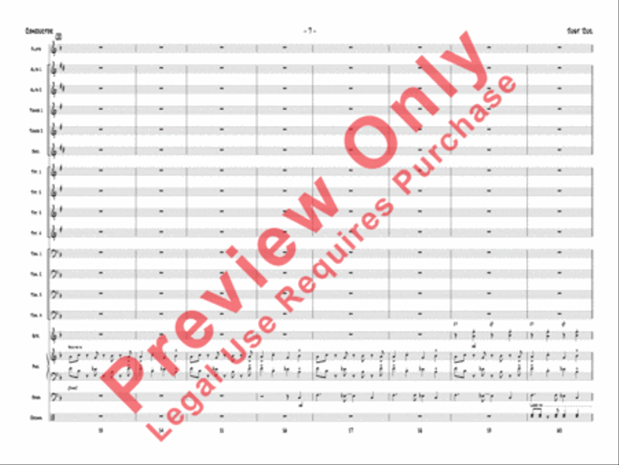 Just 'Cuz Just 'Cuz Jazz Ensemble scores gallery preview page 10