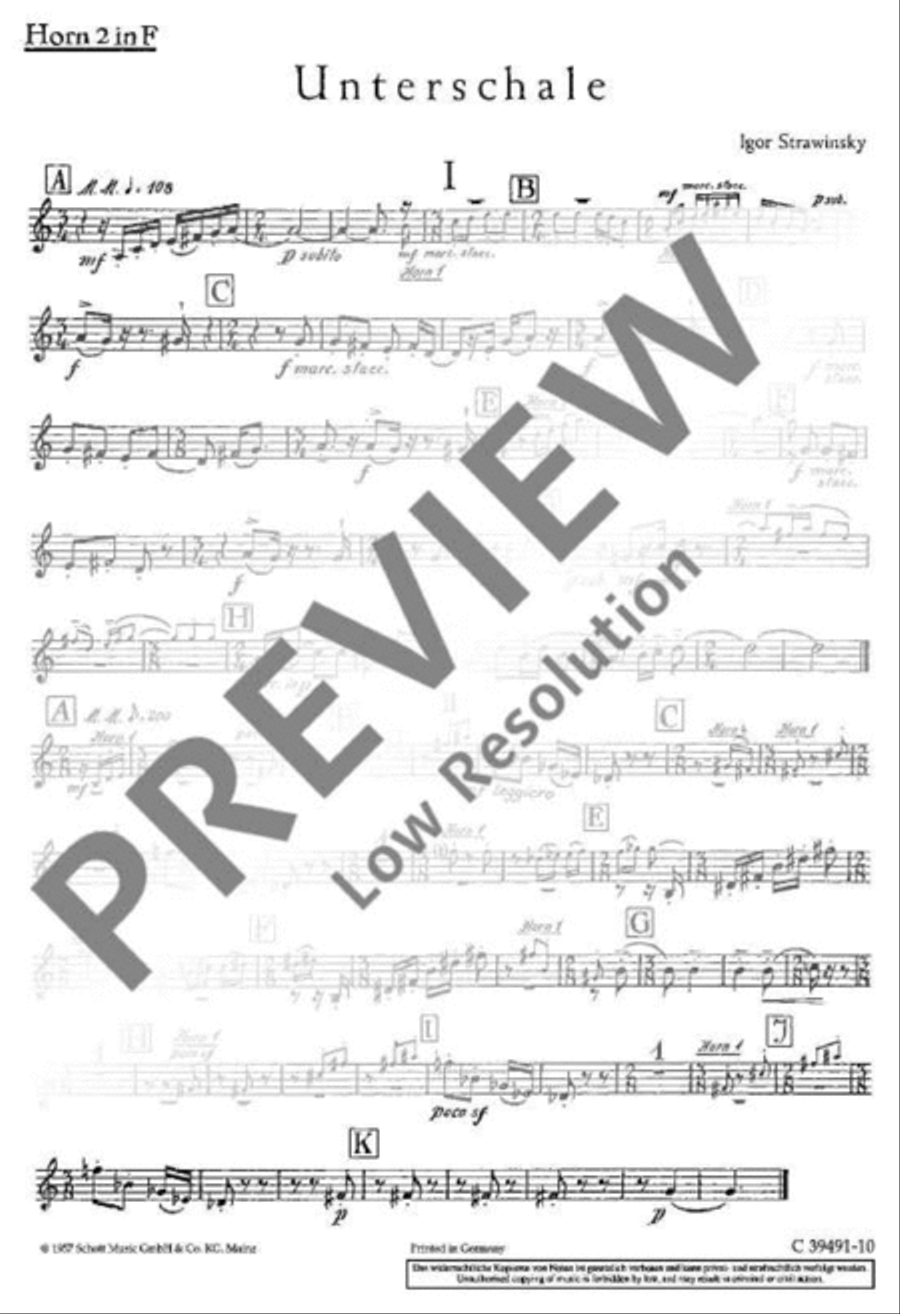 Unterschale TTBB scores gallery preview page 5