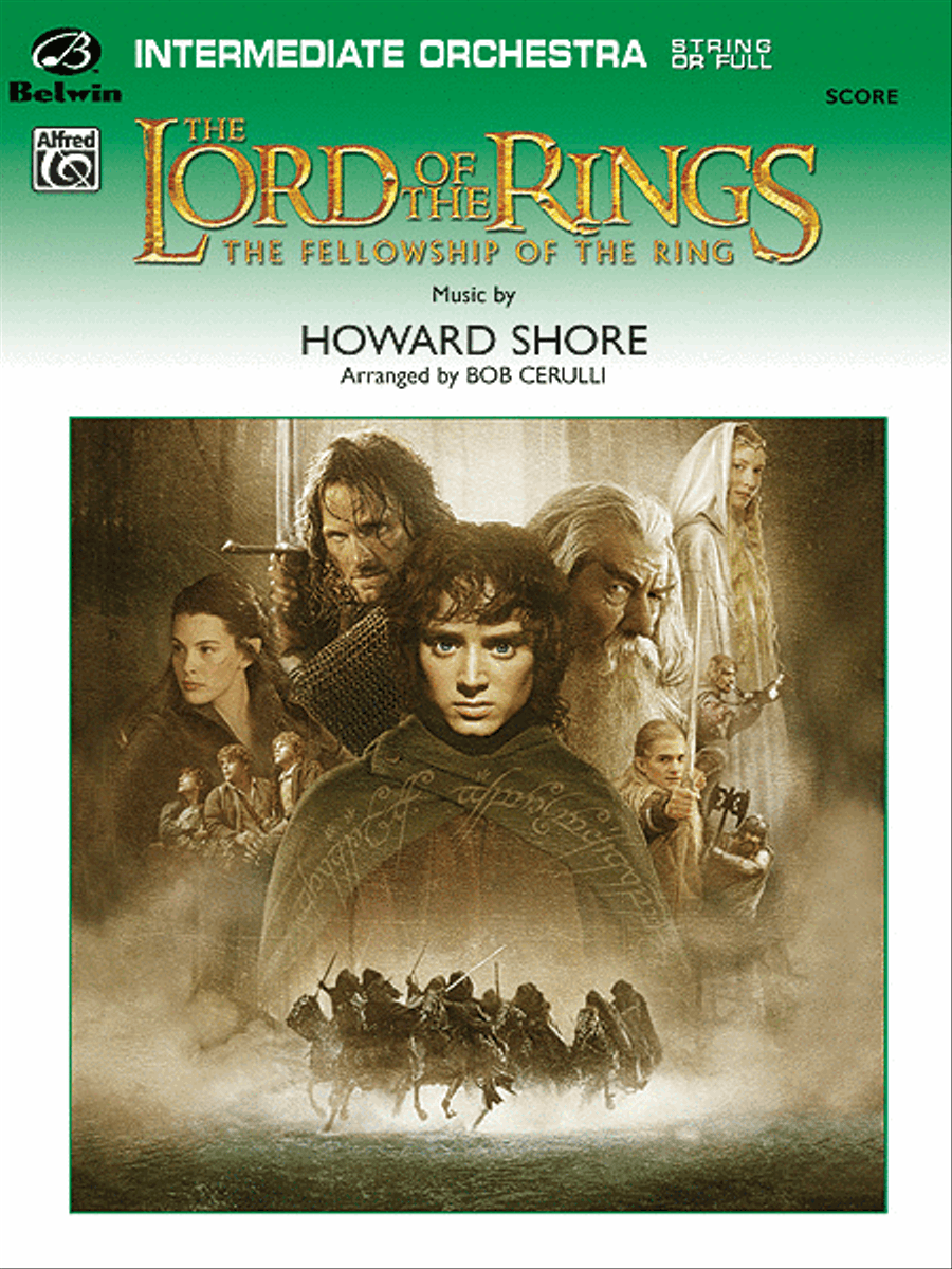 The Lord of the Rings - The Fellowship of the Ring Full Orchestra scores gallery preview page 1