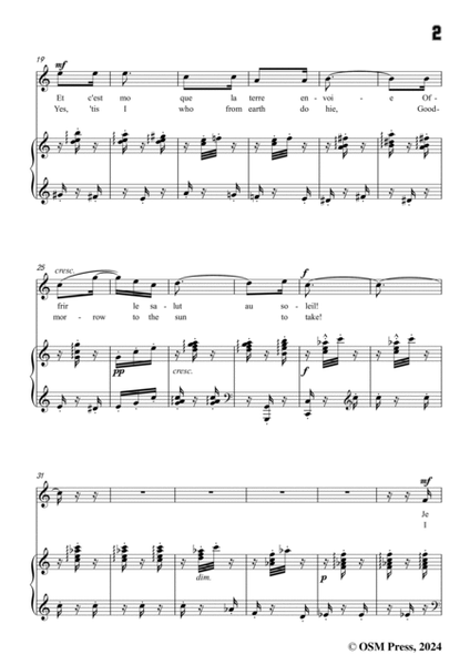 Lalo-La chanson de l'alouette,in C Major