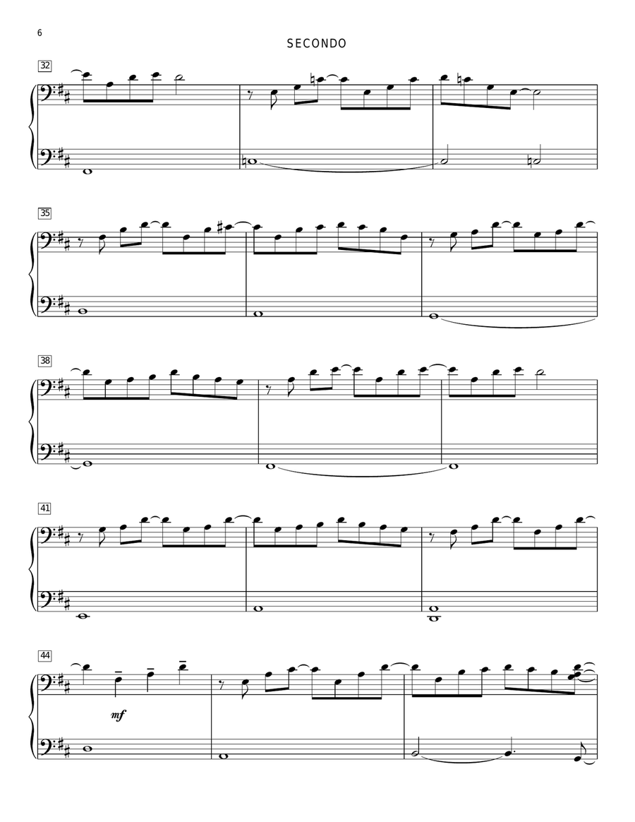 Open The Eyes Of My Heart Piano Duet scores gallery preview page 5